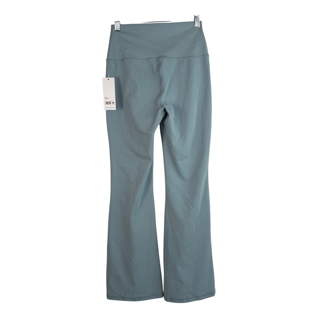 Yogalicious LUX Girlfriend 7/8 Flared Leggings Tourmaline Blue Womens Medium NEW - Picture 2 of 8